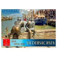 Calvendo Niedersachsen - Meer, Heide, Harz (Wandkalender 2026 DIN