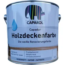 Caparol Capadur Holzdeckenfarbe weiß seidenmatt 2,5 l