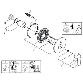 Grohe Eurostyle Cosmopolitan Einhandwannenmischer (19506002)