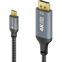 Sonero SPC-V200-010 - Adapterkabel USB Typ-C, DisplayPort, Männlich, Männlich,