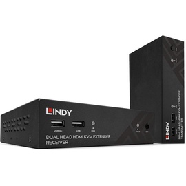 Lindy Sender und Empfänger KVM Switch, Schwarz