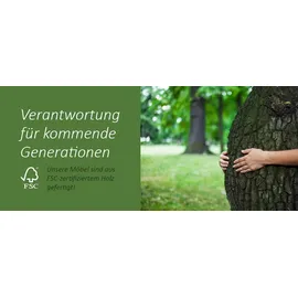 furn.design Esstisch "Isgard" in Scandi Eiche Küchentisch skandinavisch ausziehbar 140 180 cm - Braun