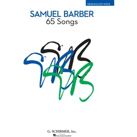 G. Schirmer, Inc. 65 Songs (Medium & Low Voice): Noten für Mittlere Stimme, Tiefe Stimme, Klavier