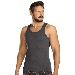 Comte Unterhemd (Set, 2-St) Herren 2er Pack Unterhemd Shirt ärmellos Tank Top Achselhemd Feinripp beige|grau 9 (3XL)