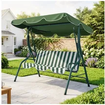 Outsunny Hollywoodschaukel Grün 3-Sitzer