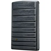 4rain Regenspeicher Extra Slim Stone (400 l, Grau)
