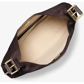 Michael Kors Nolita Large Schultertasche Nubukleder Brown