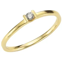 Orolino Ring 585/- Gold Brillant weiß 0,07ct. Ringe   Damen 