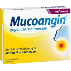Mucoangin gegen Halsschmerzen Waldbeere