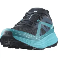 Salomon Ultra Flow Herren Trail-Laufschuhe, Outdoor-bereit, Dämpfung von der Straße bis auf die Trails, Gemischtes Gelände, Carbon, 45 1/3