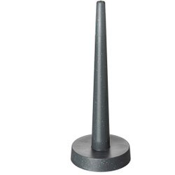 Koziol Ersatzrollenhalter RIO, recyceltes Material, Umweltfreundlicher WC Rollenhalter für Platz bis zu 3 Rollen, Farbe: grau