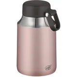 Alfi CITY FOOD MUG 470ml, vintage rose, Edelstahl-Thermobehälter für Essen, Isolierbehälter für Suppen, Salat, Müsli to go, hält 7 Stunden warm, 14 Stunden kalt, spülmaschinenfest, BPA-frei
