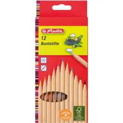 herlitz Buntstifte natur VE=12 Stück
