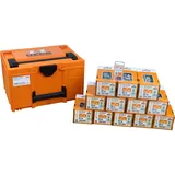 Heco Aktionskoffer "HT-plus Ø 4,5 mm, HD-25", HT-plus Senkkopfschraubensortiment, Ø4,5mm, HECO-Drive HD-25, 2.400 Schrauben, in Systainer3 M237