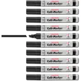Herlitz Colli-Marker Permanentmarker schwarz 1,0 - 5,0 mm, 10 St.