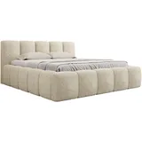 Mirjan24 Polsterbett Natur, Textil, Rechteckig, 140x200 cm, Schlafzimmer, Betten, Polsterbetten