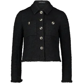 Betty Barclay Blazer-Jacke langarm in Bouclé-Opik, Black, 42
