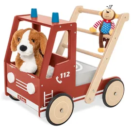 Pinolino Lauflernwagen Feuerwehrauto Fred, – bunt