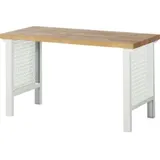 Rau Seiten-Lochwand für Werkbankfuß 7000, H617mm, für Fußtiefe 650mm, RAL7035