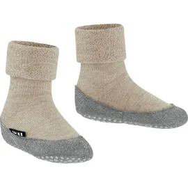 Falke Cosyshoe Minis K Hp Wolle rutschhemmende Noppen 1 Paar, Beige Sand Melange 4651, 25-26