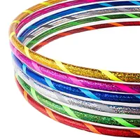 hoopomania Glamour Hula Hoop Reifen Ø90cm, in Silber