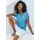 VIVANCE Kurzarmshirt Blau/Türkis 32/34
