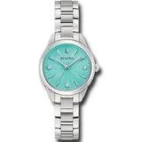 Nur Zeit Bulova Versilbert/Stahl Kollektion Sutton - frau