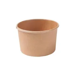 Greenbox Eisbecher, Pappe, 150 ml DFC069701 , 1 Packung = 50 Stück, Farbe: braun