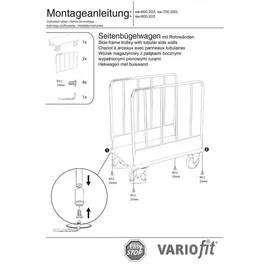 VARIOfit Seitenbügelwagen 1060 x 640 mm