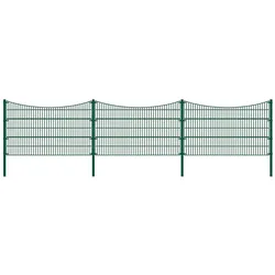HOME DELUXE Doppelstabmattenzaun grün TAL versch. Ausführungen