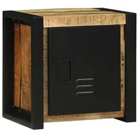 VidaXL Badezimmer-Wandschrank 40x30x40 cm Massivholz Grobe Mango