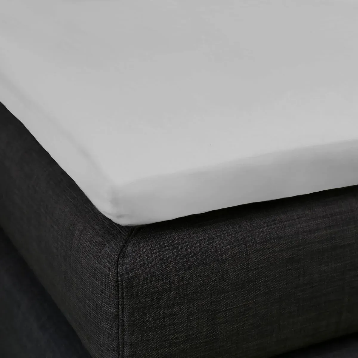 Formesse Split-Topper Spannbetttuch La Piccola Duo 2 160x200 cm | nebelgrau - grau