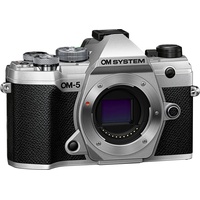 Olympus OM-5 Body Systemkamera-Body (20,4 MP, Bluetooth, WLAN (Wi-Fi) schwarz|silberfarben