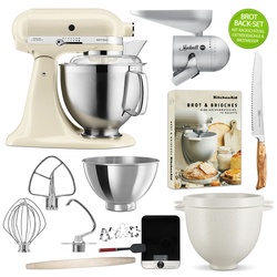 KitchenAid Artisan Küchenmaschine 5KSM185PS Brot-Back-Set Creme