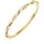 Lulu & Jane Fingerring LULU & JANE "AV210" Gr. 56, gelbgold, Fingerringe, Damen, 56, Messing, 1,3mm, Fingerring