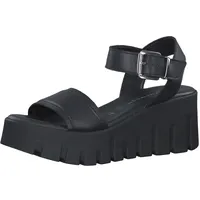 TAMARIS Keilsandalette Damen Schwarz 40