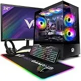 Vibox II-14 Gaming PC Set Komplett • Monitor 23 Zoll • Intel Core i5 10400F 6 Core • Nvidia RTX 3050 6GB • 16GB RAM • 500GB SSD • Windows 11 • WiFi