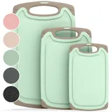 Blumtal Schneidebrett-Set Kunststoff 3 25 x 0,75 cm Grün
