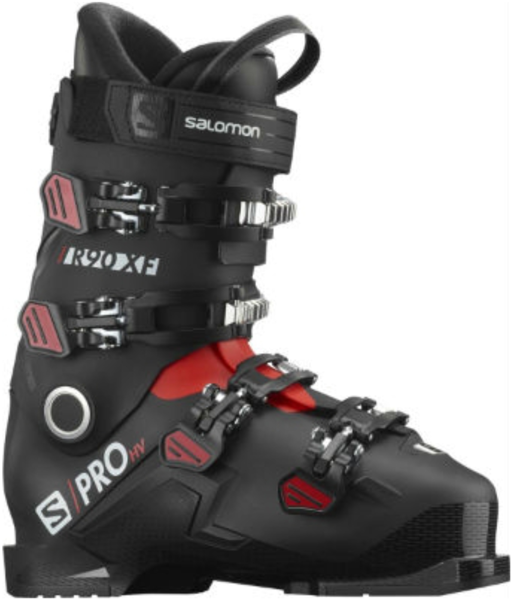 Salomon S/PRO HV R90 XF - Herren Skischuhe - Black/Red - 27,5
