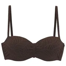 LASCANA Bikini-Top Damen Braun 42 Cup A