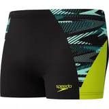 Speedo End+ Max Splice Aquashort, Black/Hyper Yellow - UK 32