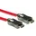 Roline HDMI Ultra HD Kabel mit Ethernet, ST/ST, rot, 2 m