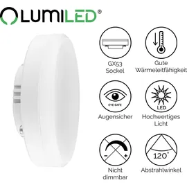 Lumiled GX53 LED-Spotlampe 12W 4000K neutralweiß