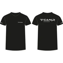 C.A.M.P. Logo Claim Male T-shirt black - white XL