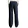 Marc O'Polo Weite Jeans MARC O'POLO DENIM "aus Bio-Baumwolle ohne Stretch", Damen, Gr. 29, Länge 30, blau (dunkelblau), Obermaterial: 100% Baumwolle, unifarben, normal, Jeans