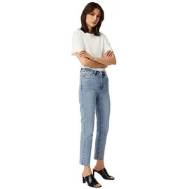 Vero Moda Brenda High Waist Straight Jeans Light Blue Denim 27 30