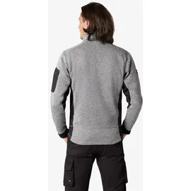 FHB Strick-Fleecejacke CHRISTOPH Gr.L grau/schwarz FHB