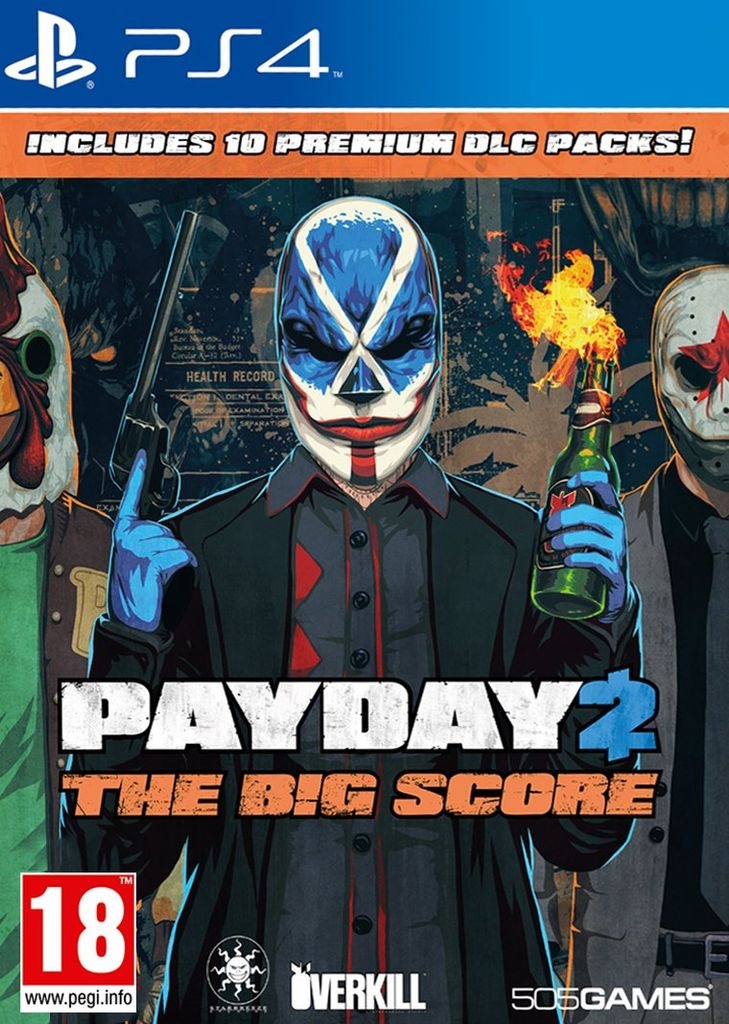 505 Games Payday 2: The Big Score, PS4, PlayStation 4, Multiplayer-Modus, M (Reif)