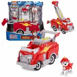 Paw Patrol Fahrzeuge Rescue Knights Deluxe Autos mit Spiel-Figuren, Figur:Marshall