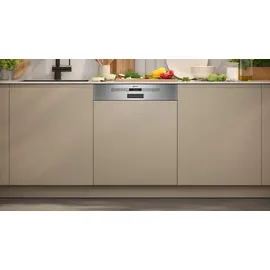Neff N50 S145HTS06E Einbau-Geschirrspüler (teilintegrierbar, 598 mm breit, Edelstahl)